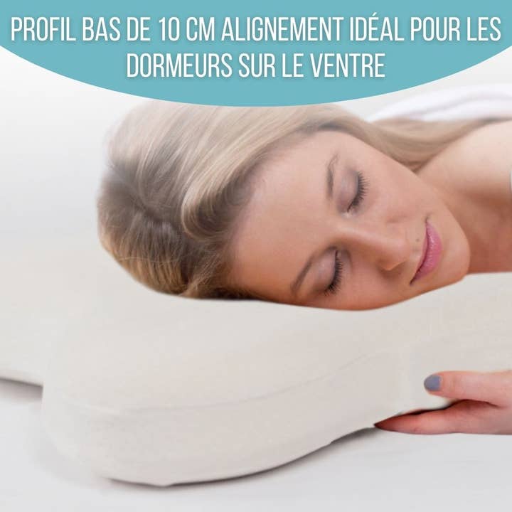 Inphysio - Wholesale Bedding Pillow - Oreiller Papillon Ergonomique à Mémoire de Forme | PLAT MOELLEUX4
