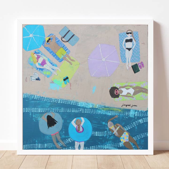 Neon Beach Times för wholesale av Jengadi Jean Co.