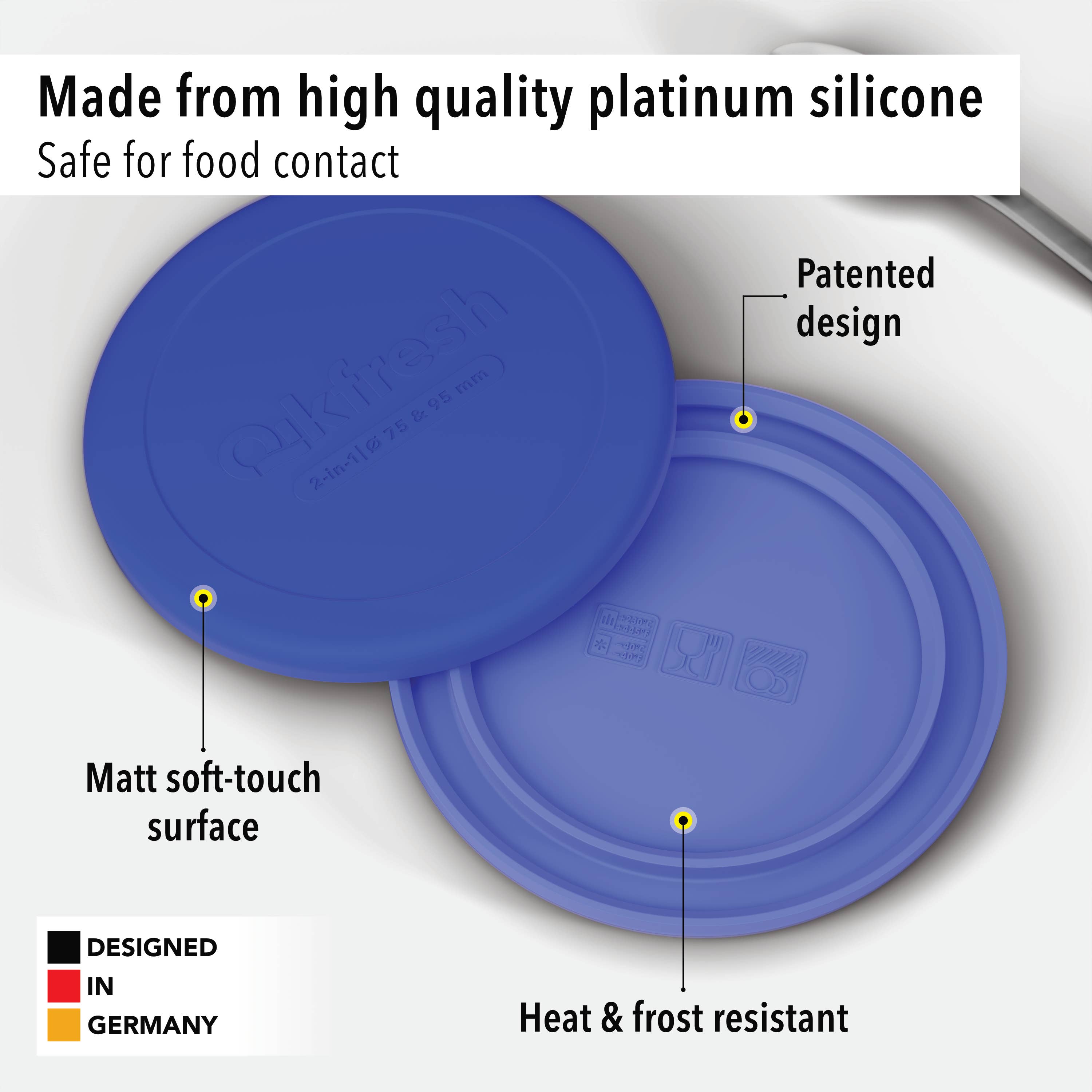 Qikfresh - Wholesale Food Storage Container - Reusable freshness lid for yogurt cups3