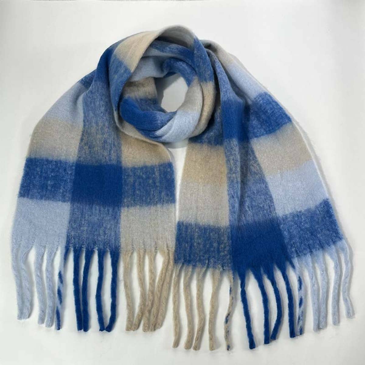 NINEXIS - Wholesale Scarf - Women's - CWASC1578_WINTER PLAID THICKENED WARM SCARF SHAWL2