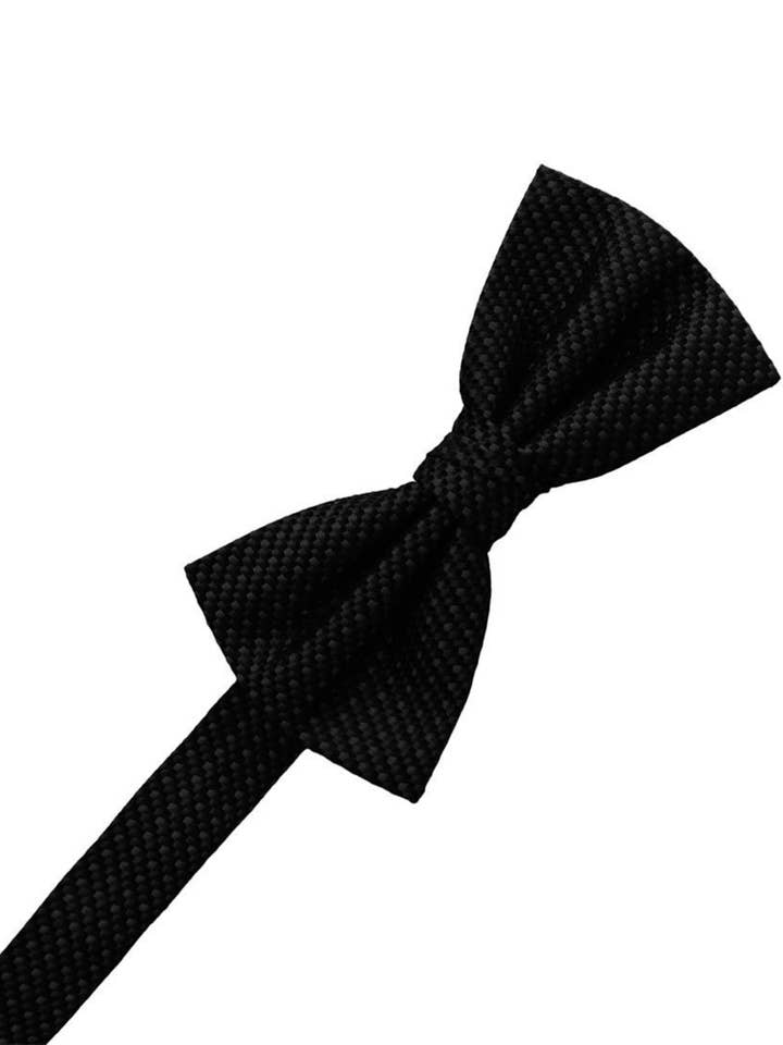 Black Silk Weave Bow Tie for wholesale by Cardi International