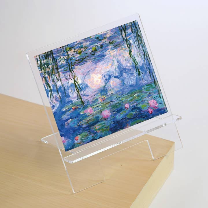 Monet Water Lilies Cook book Kitchen Zoom Fine Art Museum for wholesale by Lucy Lu Designs