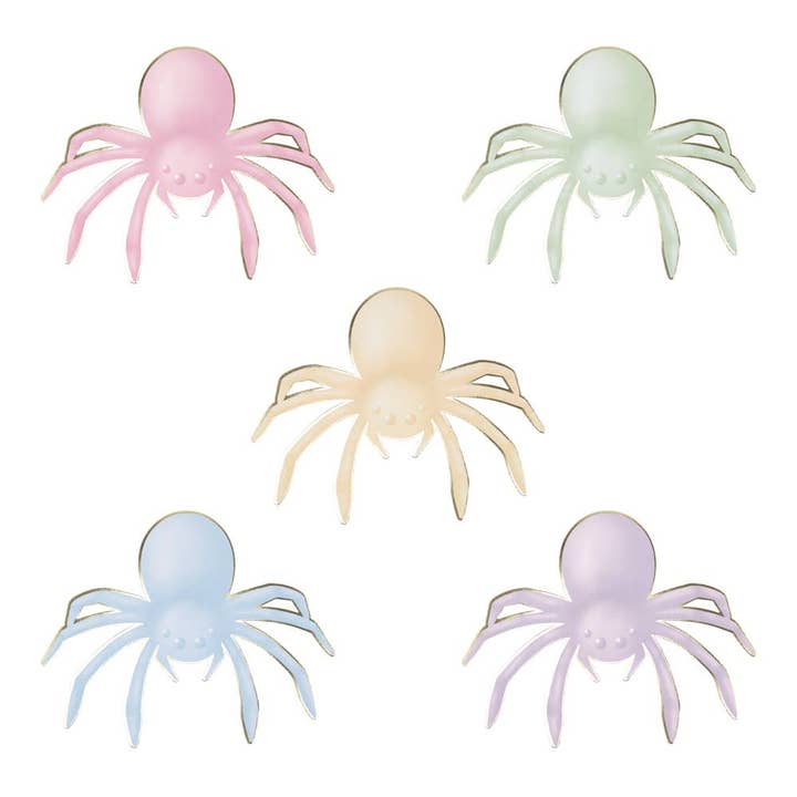 PASTEL SPIDERS TO PUT ON X 5 for wholesale by Tim&Puce Factory