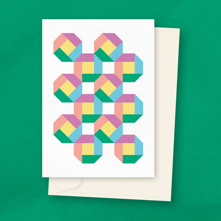 Origami Greeting Card for wholesale by Paperchain Cards