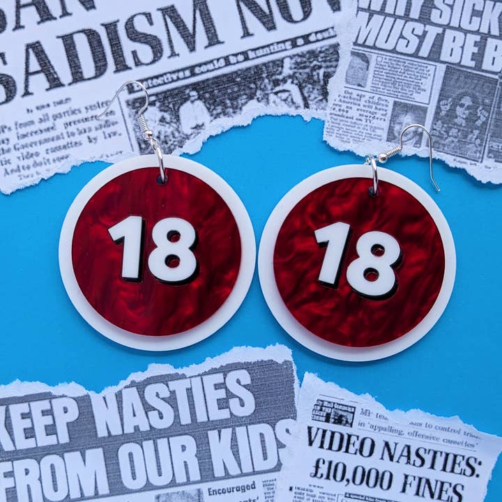 18 & Over Earrings for wholesale by Sugar and Vice