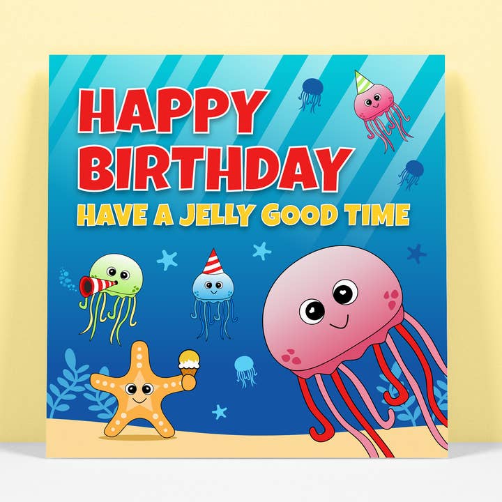 Tillykke med fødselsdagen - Har en Jelly Good Time for engroshandel hos RoleyOleyMoley