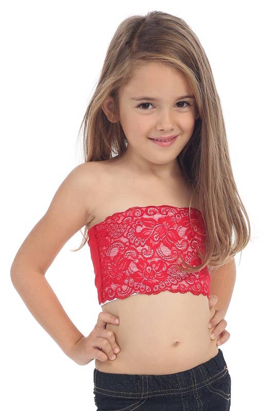 KurveShop - Wholesale Tank Top - Kids - KIDS LACE TUBE TOP6