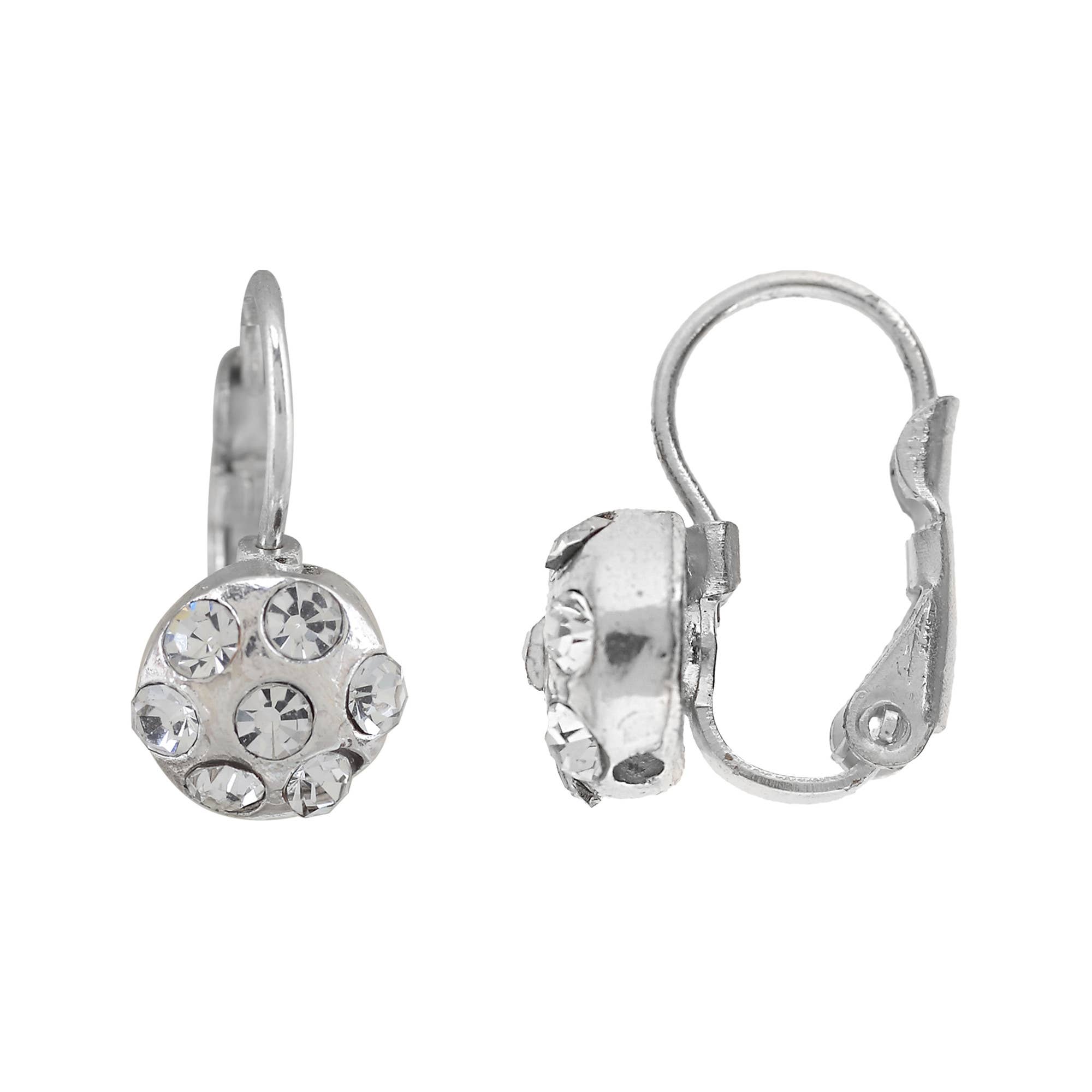 Gloria Mago - Wholesale Dangle Earrings - silver plated earring “Mayo"with Swarovski crystal0