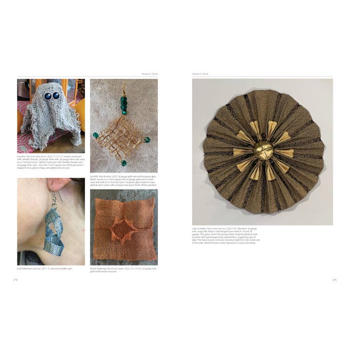 Schiffer Publishing - Wholesale Book - Adult - Weaving with Wire: Creating Woven Metal Fabric