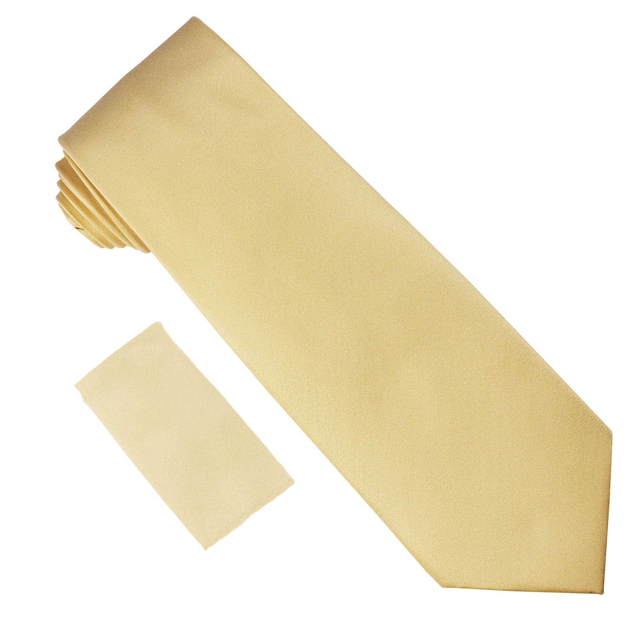 Dubal Brothers – wholesale Slipsar – Herr – Vittorio Farina Solid Satin slips & Pocket Square av Classy Manschettknappar51