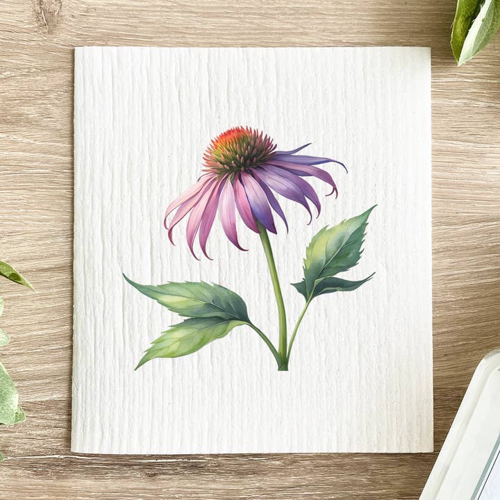 Purple Coneflower - Svensk Disktrasa för wholesale av Lissi Designs