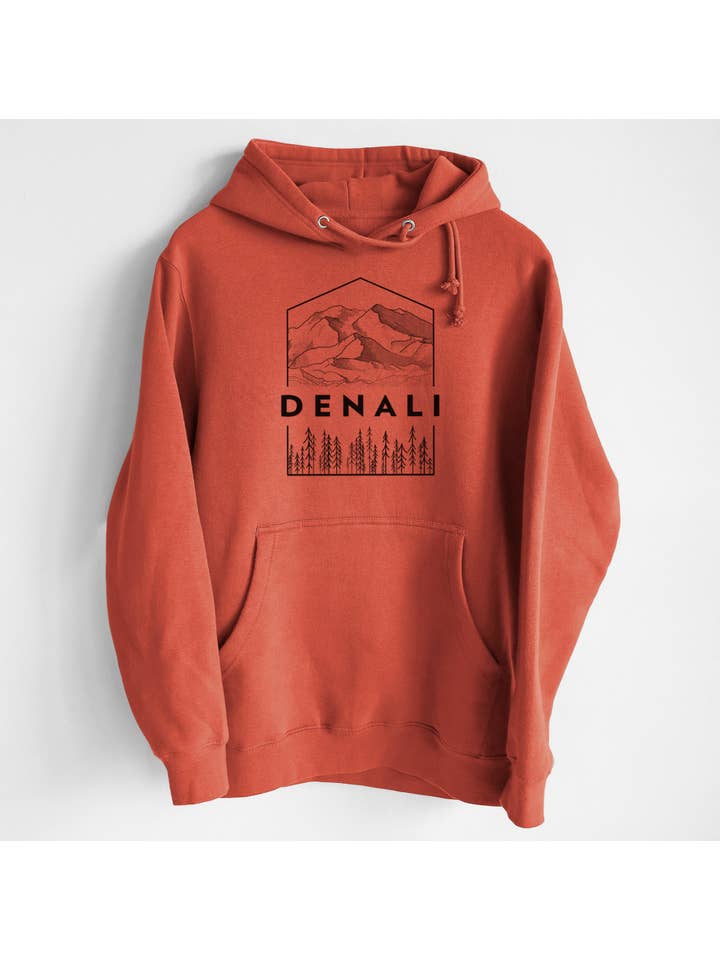 Because Tees - Wholesale Hoodie - Unisex - Denali Mountain - Denali National Park - Heavyweight Fleece Hoodie8