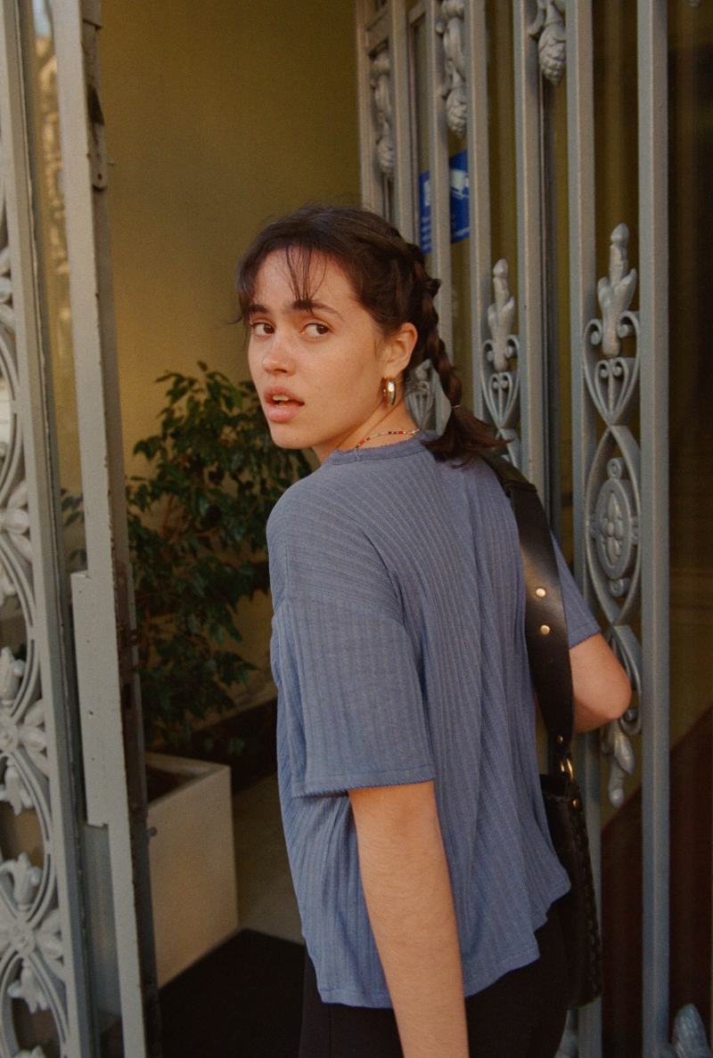 Nénés - Wholesale T-Shirt - Women's - Emilie T-shirt - Blue3