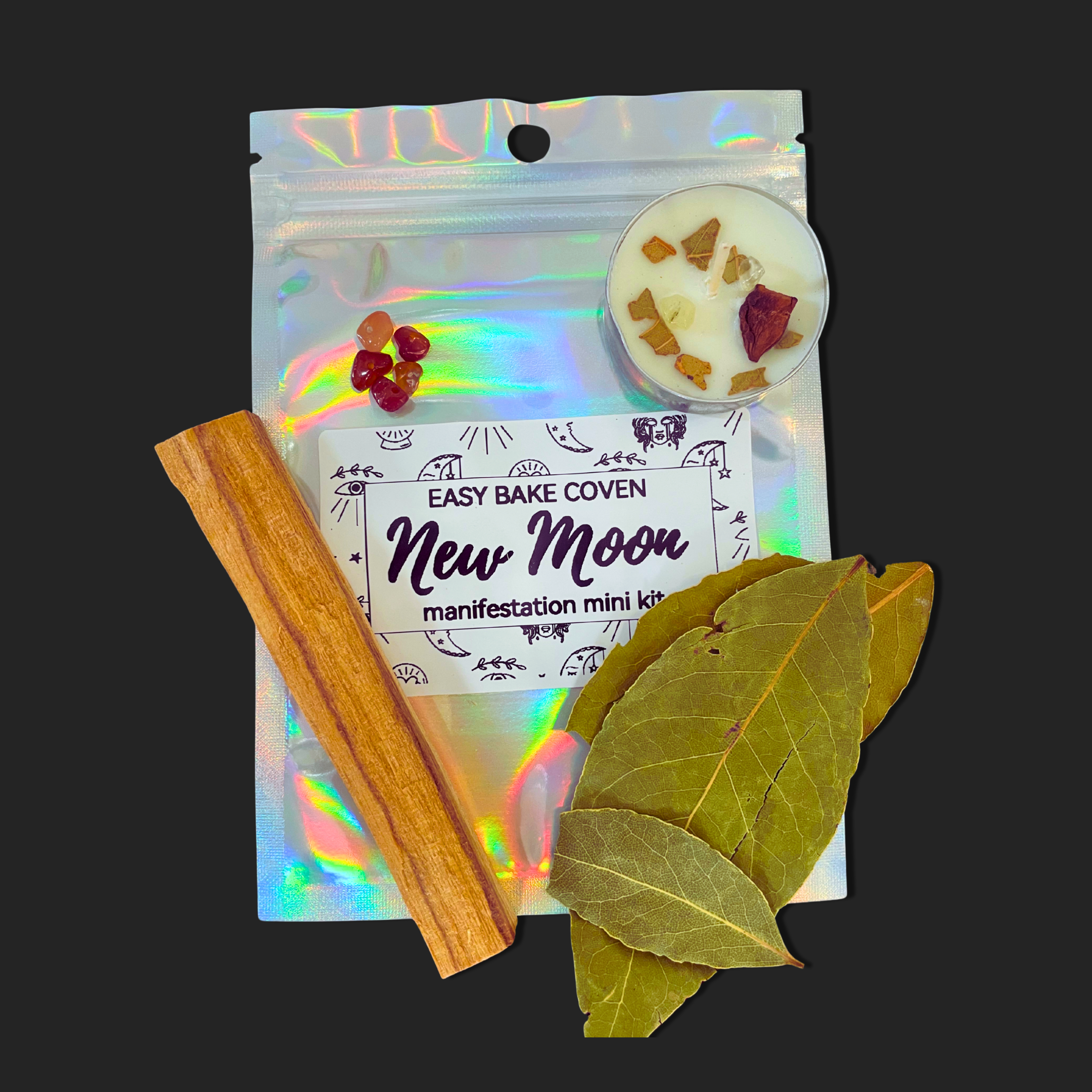 Easy Bake Coven - Vente Accessoire de méditation - Kit de Sortilège de Mini Manifestation de Nouvelle Lune - Manifestez Vos Désirs4