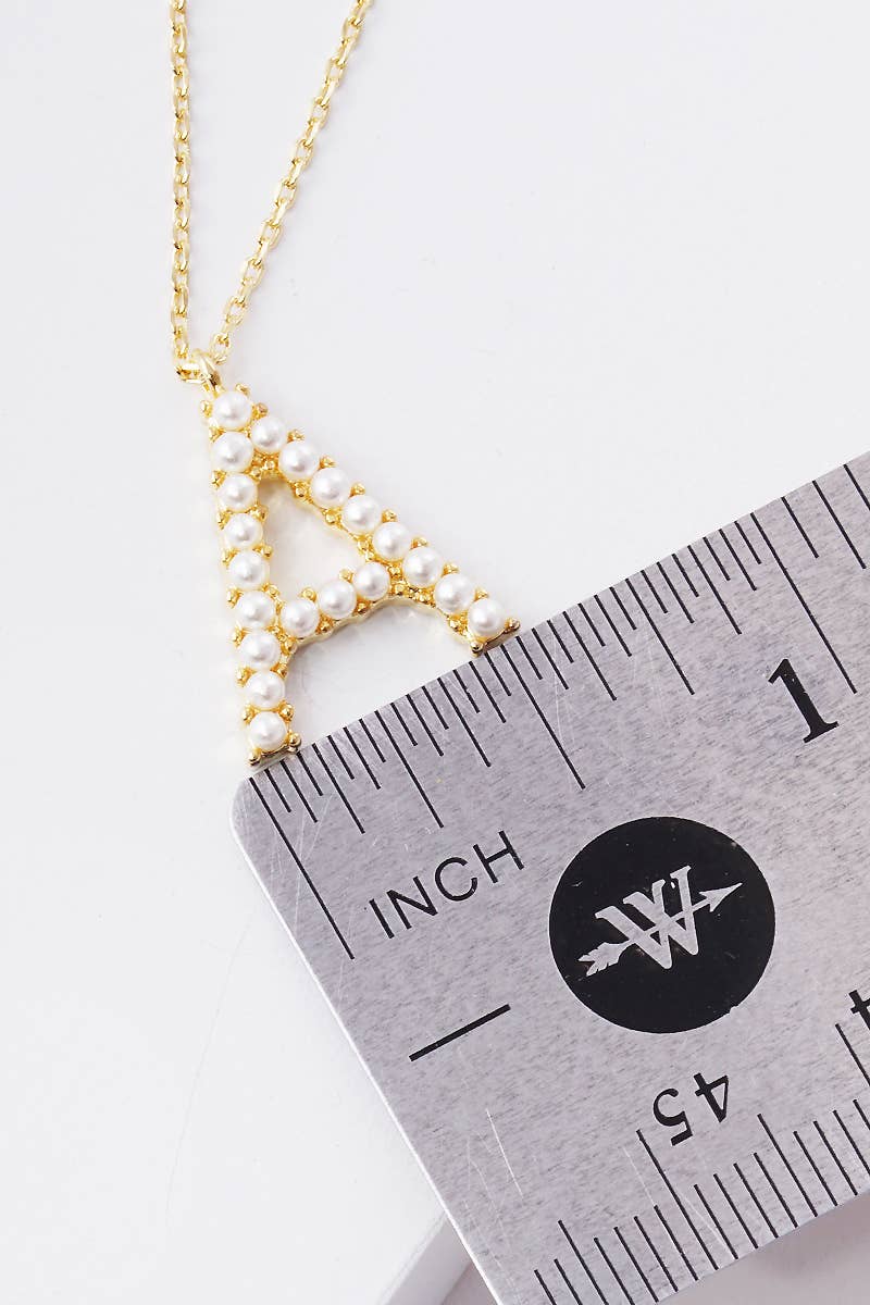 OHBOOBA DESIGN - Vente Colliers à pendentif - Collier initial en perles plaquées or36