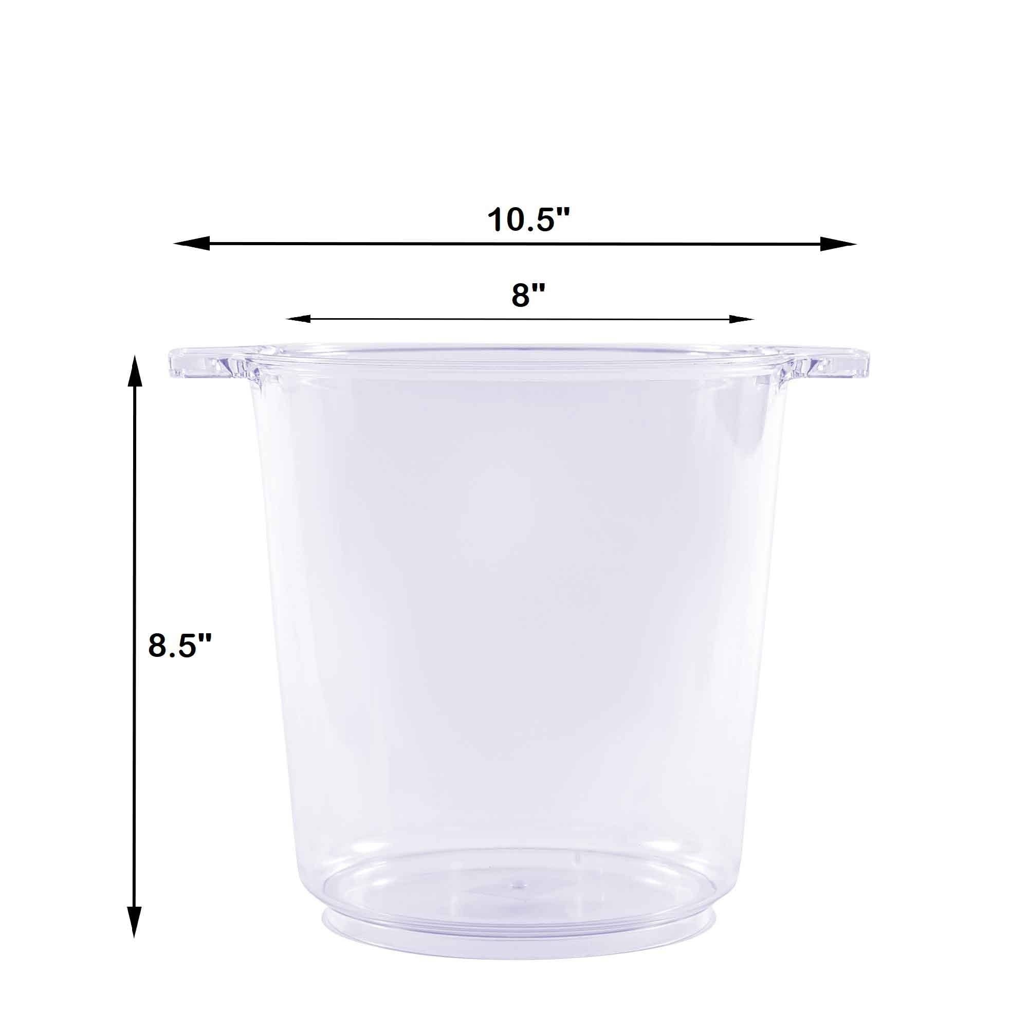 Portofino International Trading, USA - Wholesale Ice Bucket - Plastic Ice Bucket 1 gallon1