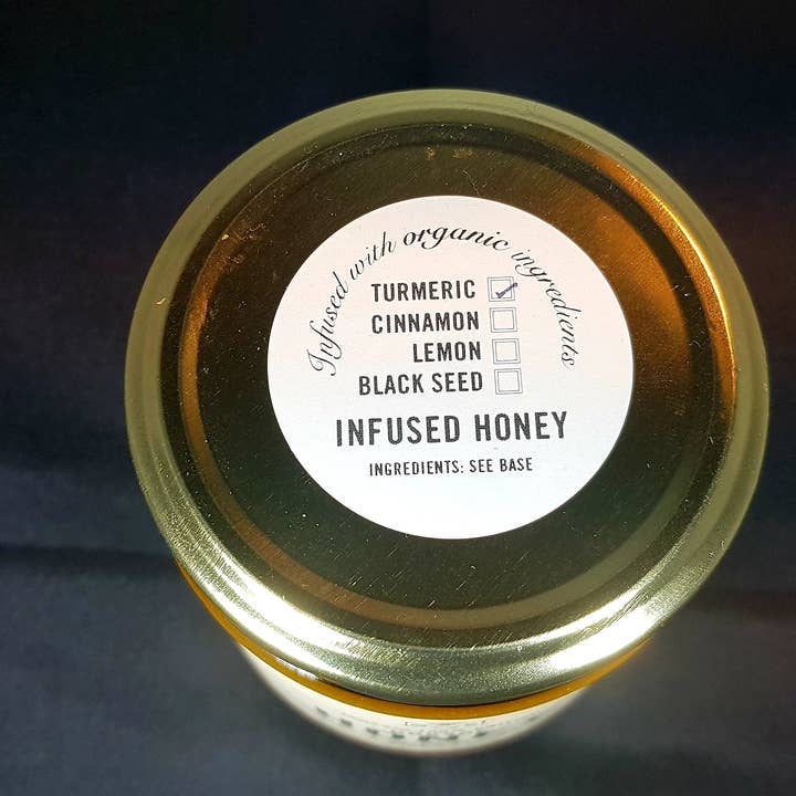 Bees & Co – wholesale Honey – Organic Turmeric Infused in Special Edition Borage Hone3