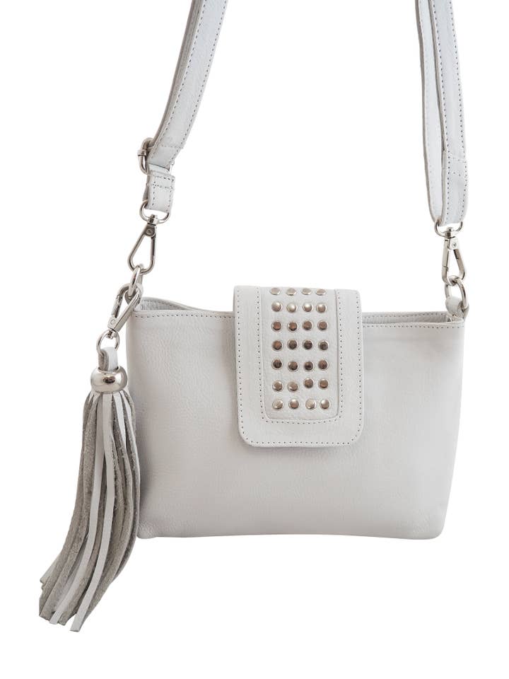 Gigi Crossbody | Cream for wholesale by Cadelle Leather