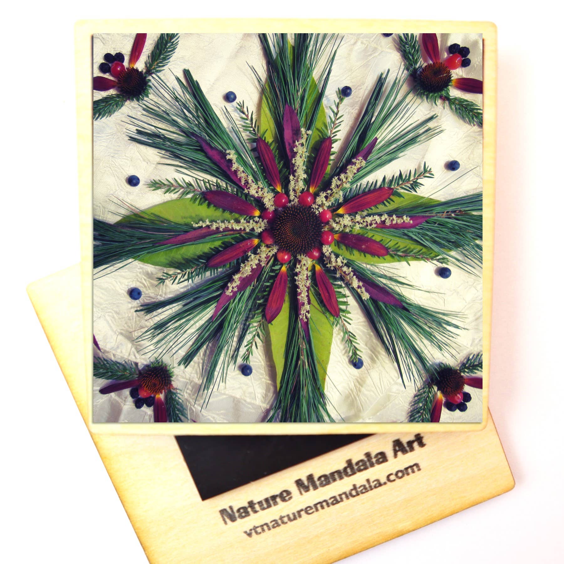 Nature Mandala Art - Wholesale Magnet - Nature / Flower Mandala Magnets :: 10 Designs18