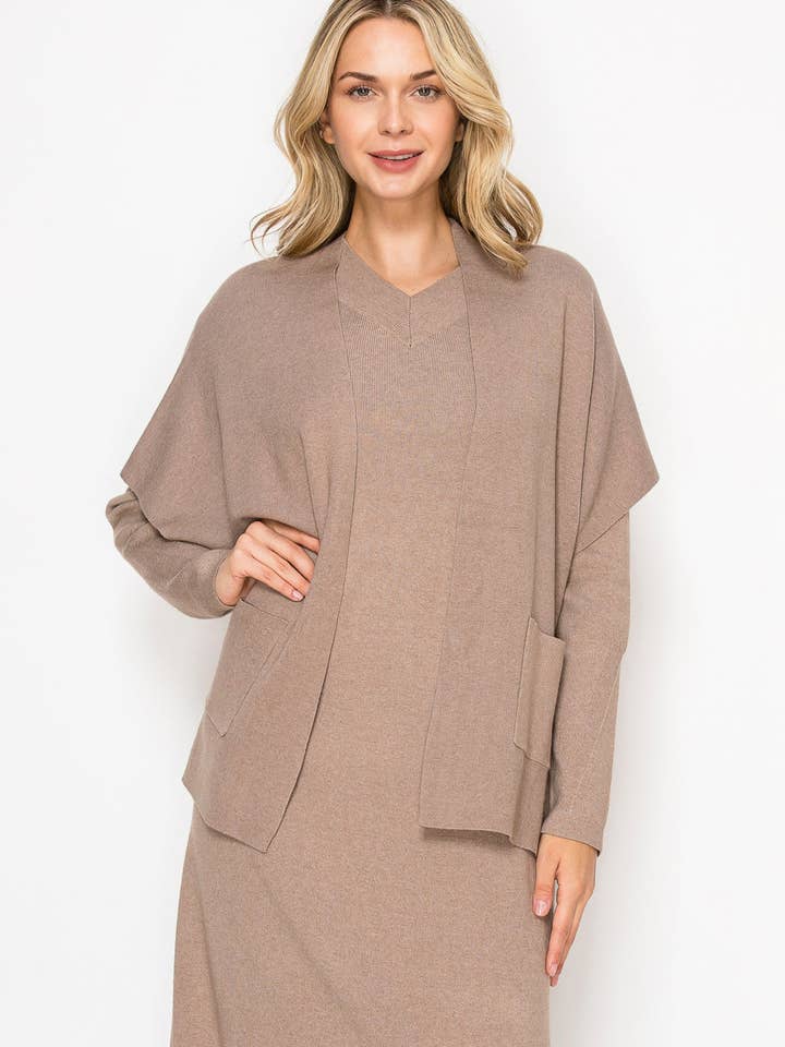 Sia Knitted Sweater Oversized Cardigan for wholesale by Joh Apparel