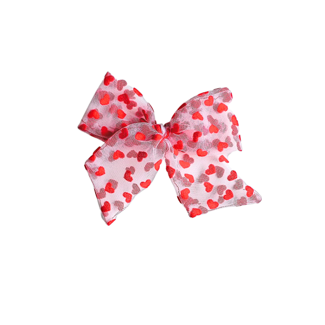 Lovehearted Kiddos - Wholesale Hair Bow - Kids - Heart Throb Bow0