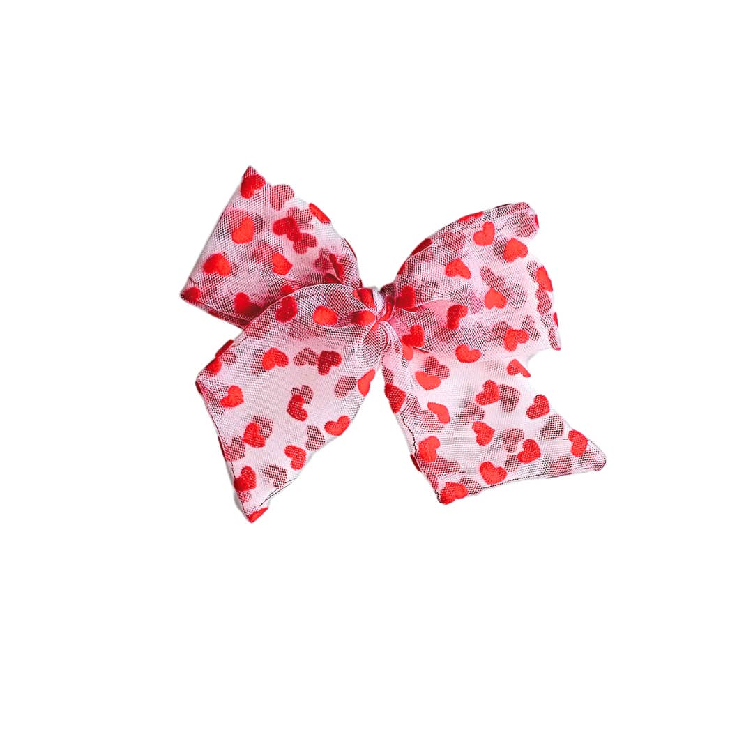 Lovehearted Kiddos - Wholesale Hair Bow - Kids - Heart Throb Bow