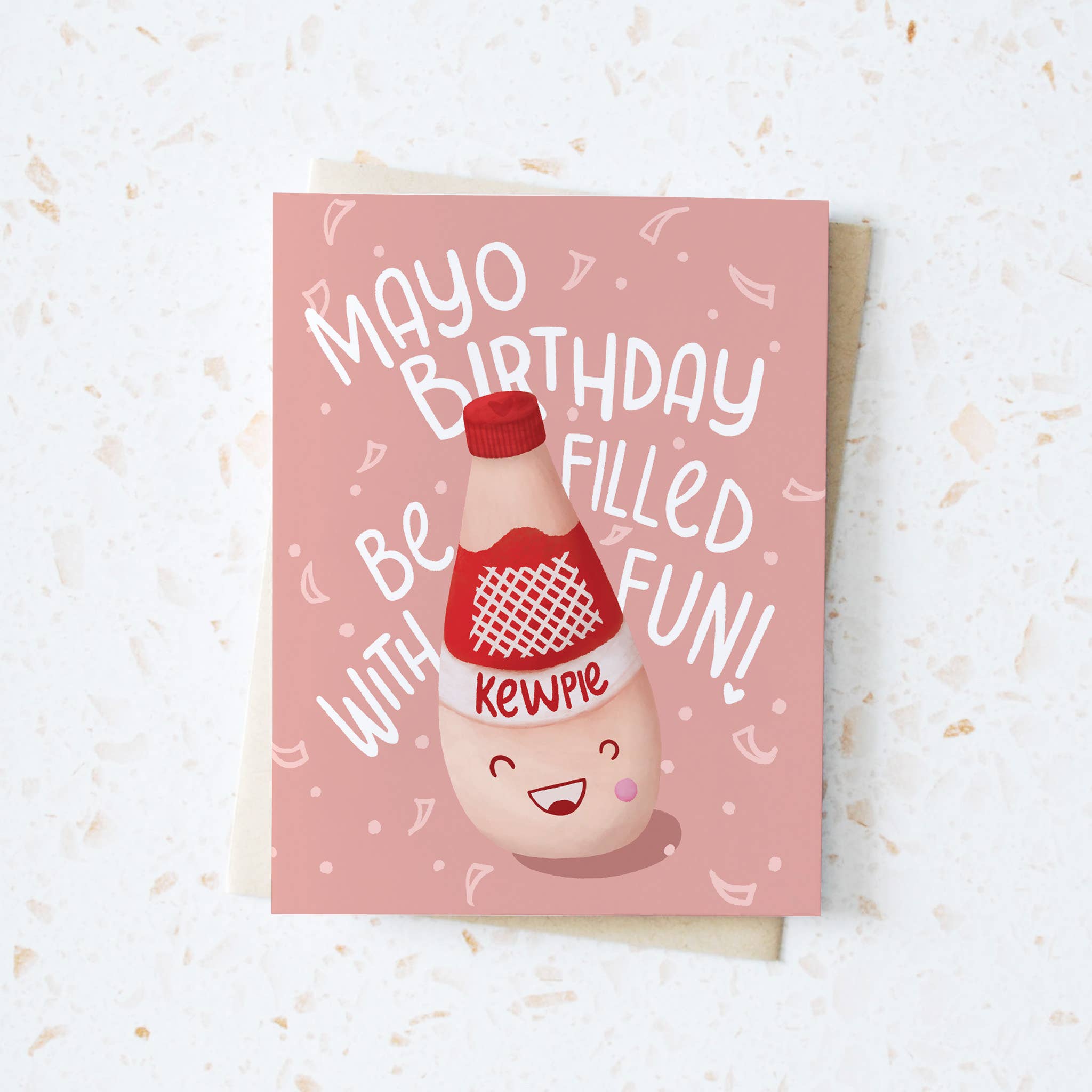Hop & Flop - Wholesale Birthday Card - Kewpie Mayo Asian Inspired Birthday Card0