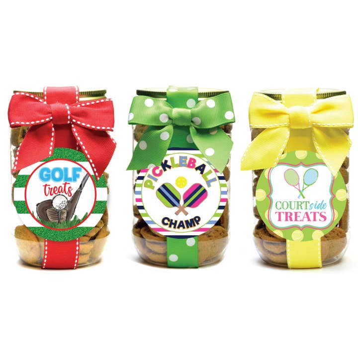 Cookie Jars - Golf, Tennis, Pickleball Asst - Pint for wholesale by Oh, Sugar!
