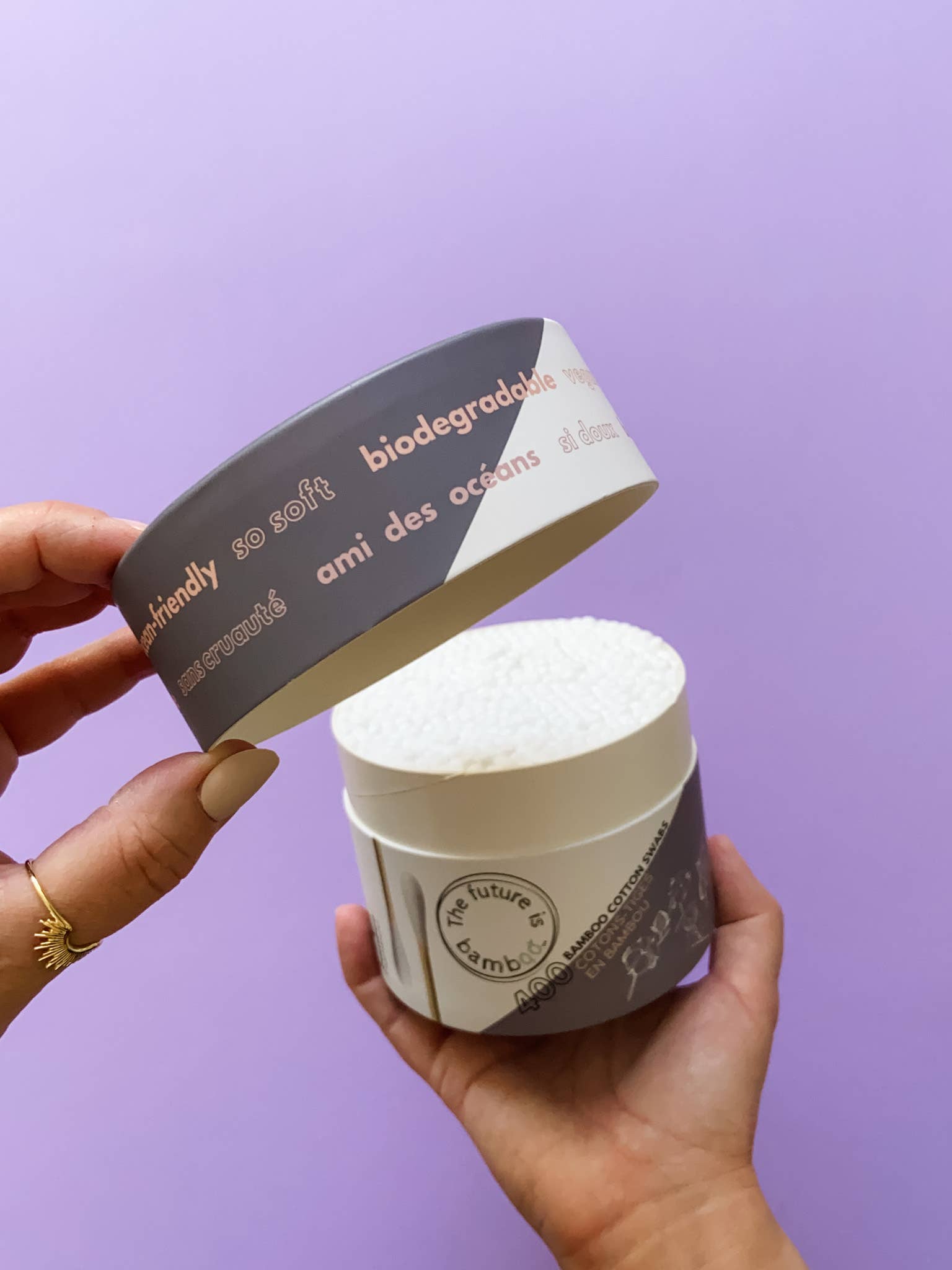 The future is bamboo - Wholesale Cotton Swab/Q-Tip - Biodegradable cotton swabs - 400x8