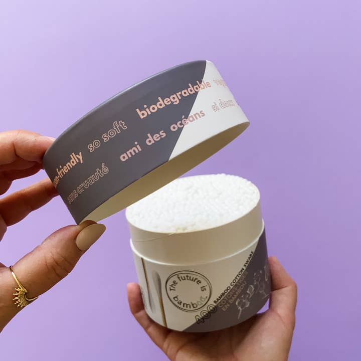 The future is bamboo - Wholesale Cotton Swab/Q-Tip - Biodegradable cotton swabs - 400x8