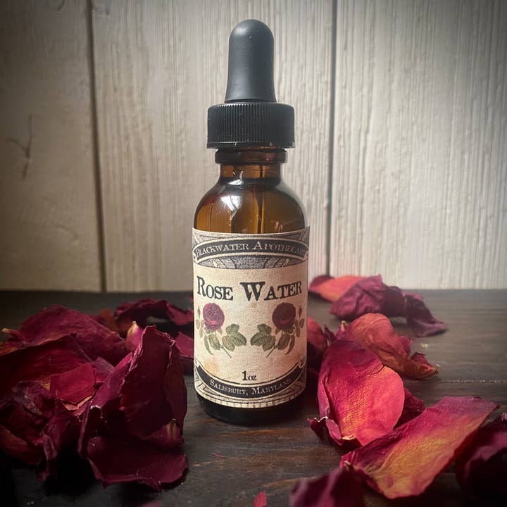 Blackwater Apothecary - Wholesale Face & body mist/water - Rose Water - Amber Glass Bottle with Dropper Top