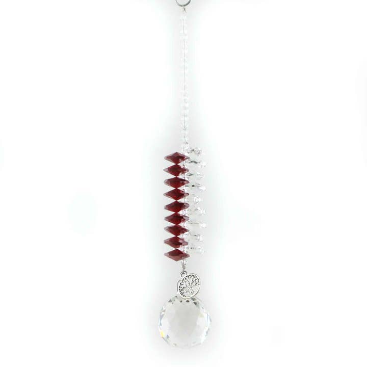 Decor N Beyond - Wholesale Suncatcher - Octagon Crystal Ball Life Tree Suncatcher