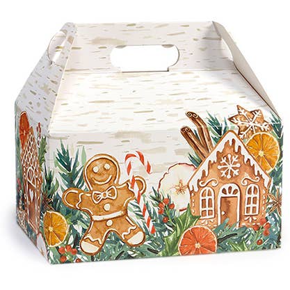 Nashville Wraps - Wholesale Gift Box - Christmas Print Gable Boxes