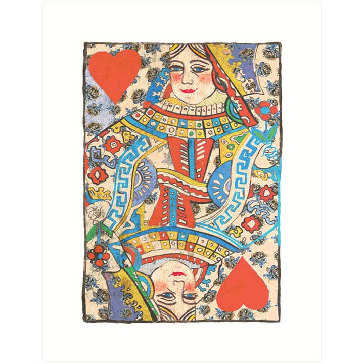Lucca Paperworks - Wholesale Love Card - Queen of My Heart | Love Greeting Card