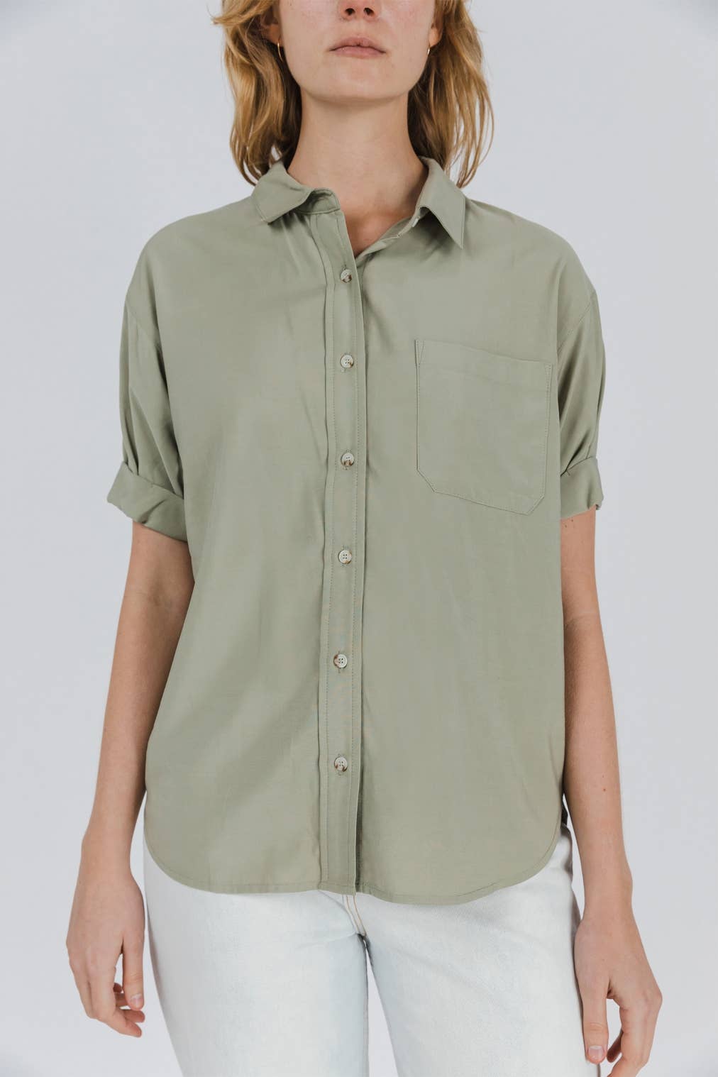 MOD REF - Wholesale Button Down Shirt - Women's - The Kala Top15