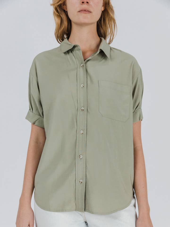 All Row - Wholesale Button Down Shirt - Women's - The Kala Top1
