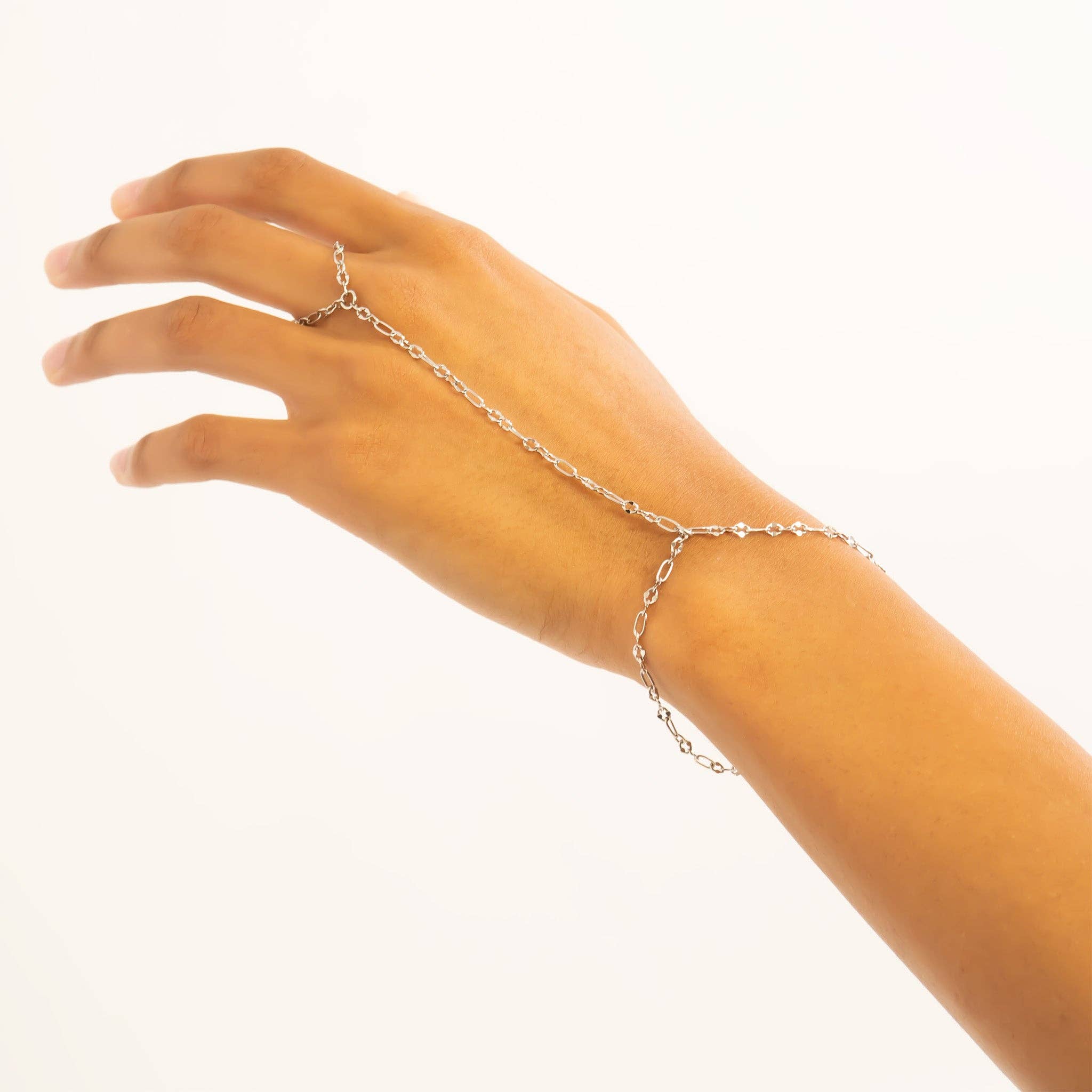 WJW - Wholesale Link & Chain Bracelet - 18K Gold PVD Stainless Steel Smooth Lip Hand Chain10