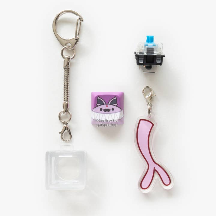 Geoffrey Siu Art LLC - Wholesale Sleutelhanger - Uniseks - Teaveelution Clicky Sleutelhangers2