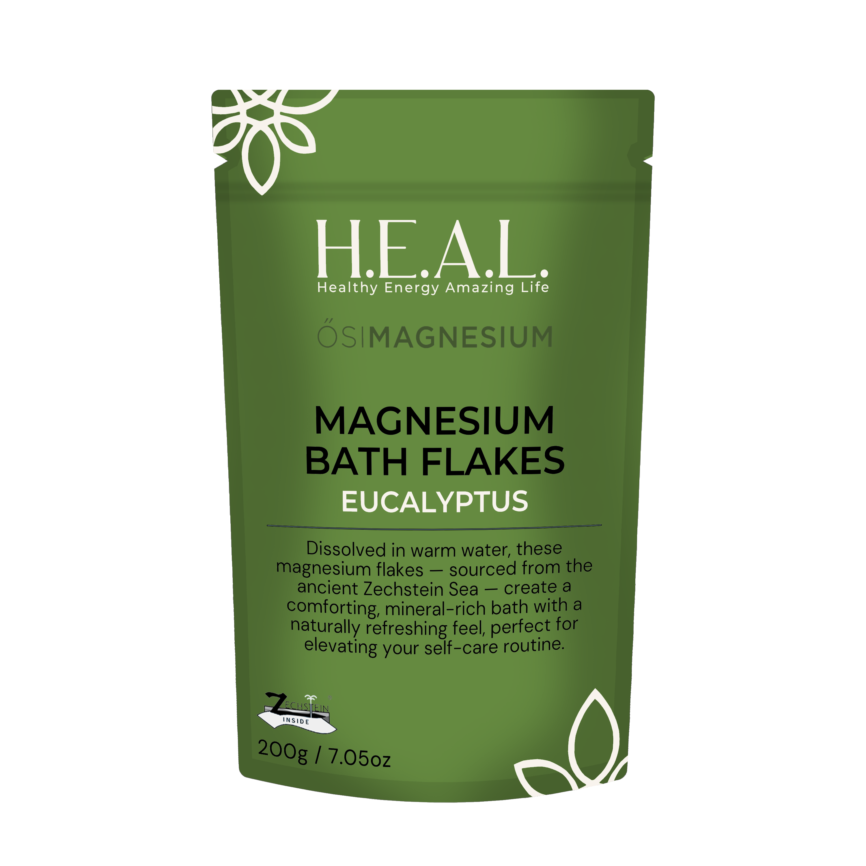 Healthy Energy Amazing Life - Wholesale Bath salts - ŐSIMAGNESIUM Bath Flakes with Eucalyptus Essential Oil0