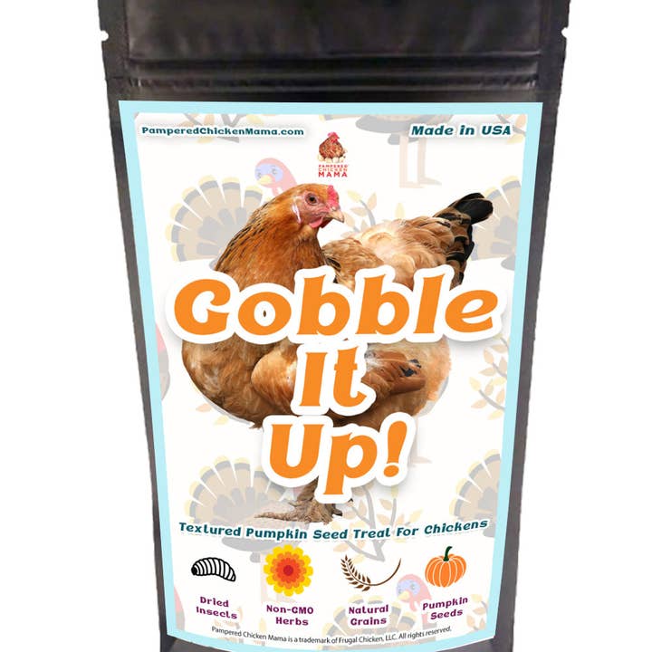 Gobble It Up!: Pumpkin Seed & Cranberry Holiday Themed Treat For Chickens & Other Poultry for wholesale by Dahlia Pets