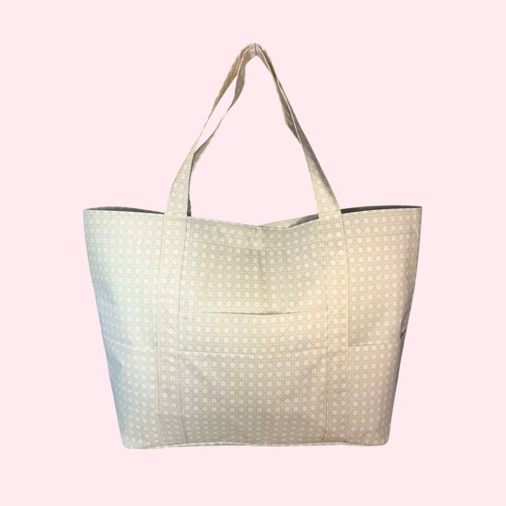 Champagne Bungalow ~GLOSSY~ Big Mama Tote | Mint for wholesale by Mint