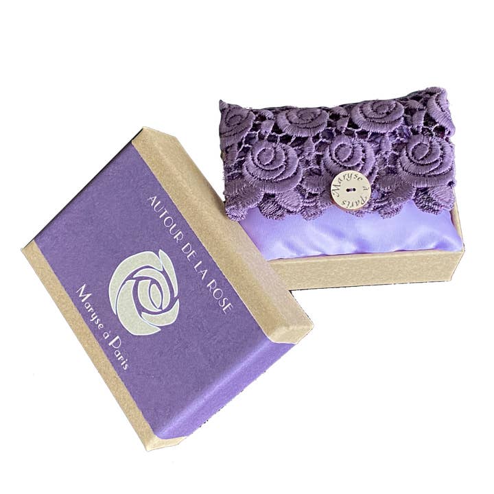 Em Torno da Rosa - Ameixa - Pequena Caixa por atacado de Maryse a paris