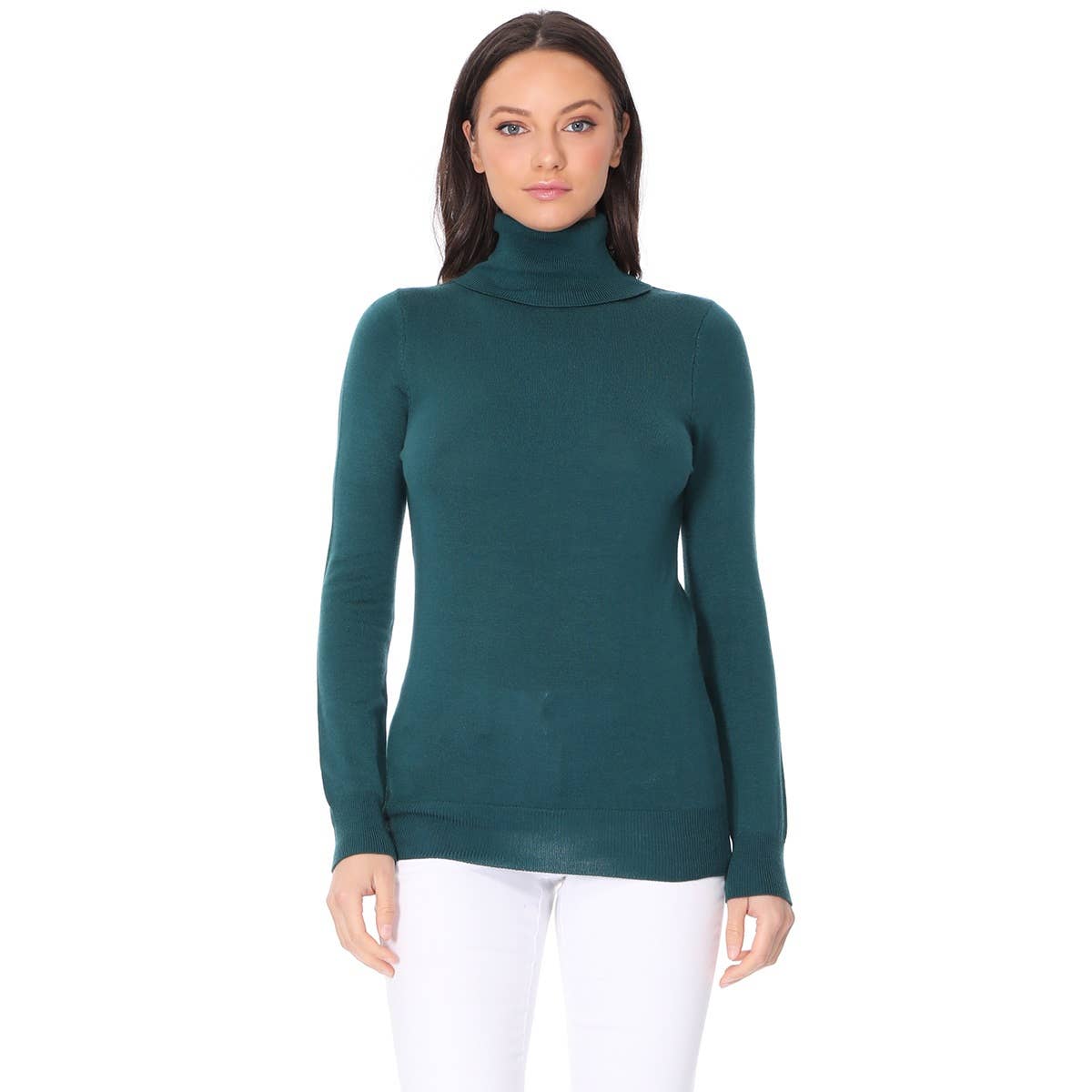 Mak – wholesale Knitted jumper – Women′s – Women's Long Sleeve Turtleneck Pullover Sweater MK33497