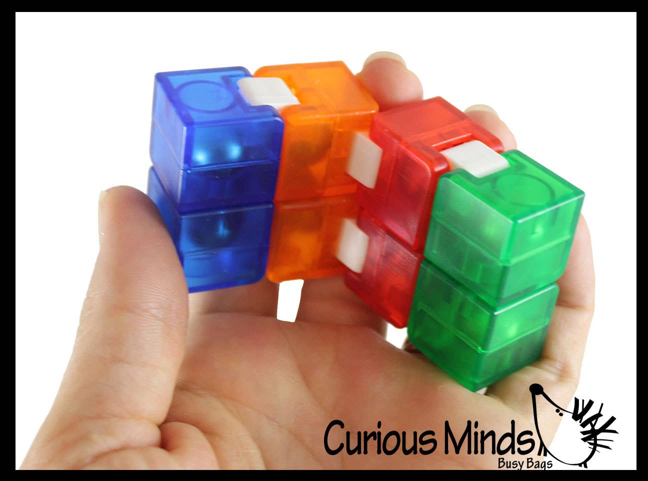 Curious Minds Toys - Wholesale Fidget Toy - Kids - 1 Heavy Infinity Cube - Magic Endless Folding Fidget Toy -6