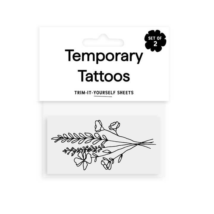 Saint Tattoos - Vente Tatouages temporaires - Tatouages temporaires fleurs de montagne1