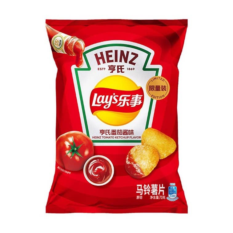 L&F Universal Goods - Wholesale Chips - Lay's Heinz Ketchup 22/70g (CHINA)0