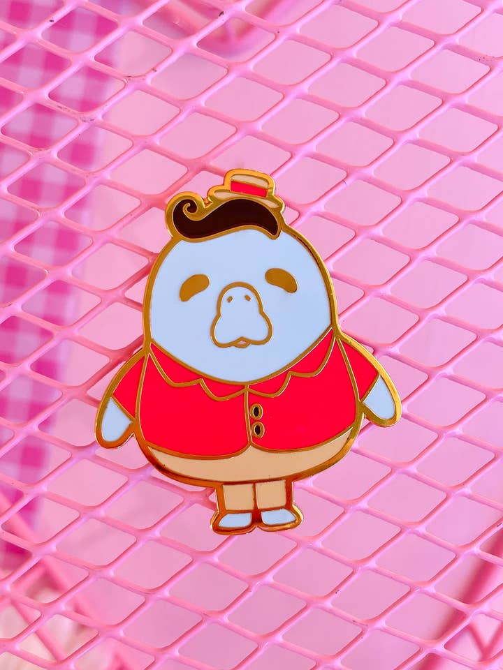 Baby manatee Enamel Pin LMT for wholesale by Basura Gang