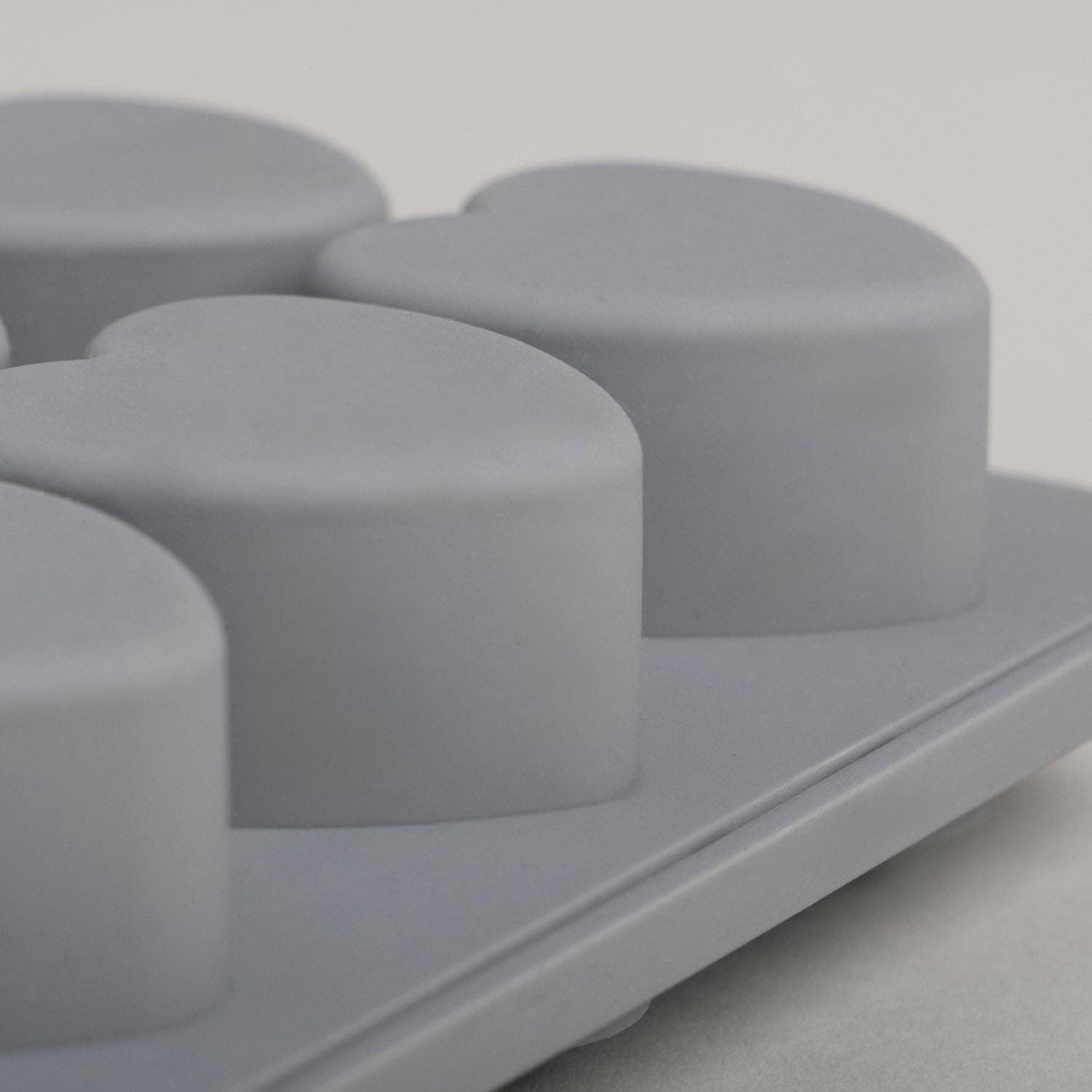 Eulenschnitt - Wholesale Ice Tray/Mold - Grey heart ice cube tray (VE = 6 pcs)3