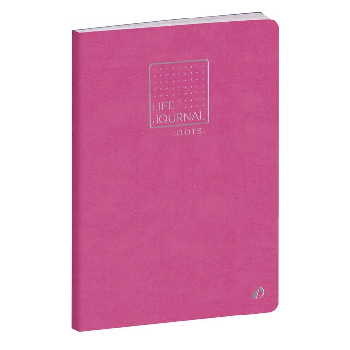 Life Journal, Dots Slim A5 - 15 x 21 cm Multilíngue, Rosa por atacado de Quo Vadis España