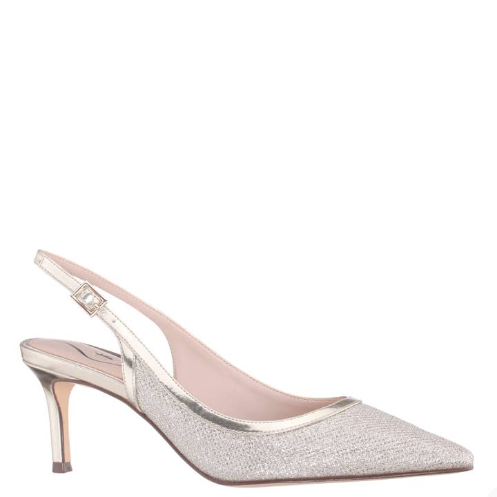 Nina: NAZURI-MJUK PLATINA för wholesale av Nina Shoes